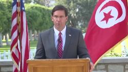 CLEAN : Pentagon chief signs 10-year deal with Tunisia News Clip