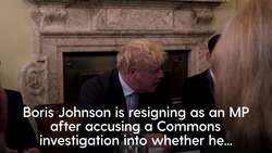 Former prime minister Boris Johnson quits as MP News Clip