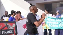 Climate campaigner says he is “so disappointed” in decisions of Rishi Sunak at Cop28 protest News Clip