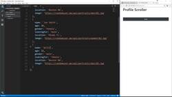 Profile Scroller - Iterator Mini Project Instructional Video