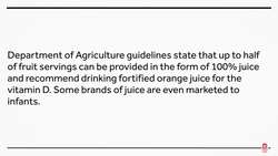 Juice: It's Sugary, It's Caloric, and It's Not Great for You Instructional Video