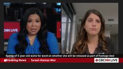 'Our heart is with her,' says cousin of 3-year-old held hostage by Hamas News Clip