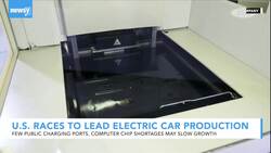 U.S. Races To Lead Electric Car Production Despite Chip Shortage News Clip