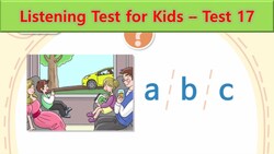 Listening Test 17 Instructional Video