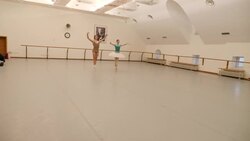 Dancers of the Nutcracker practicing News Clip