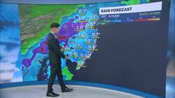 STORM WATCH: Heavy rain expected to continue into tonight; weekend sees return of scorching temps News Clip