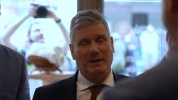 Keir Starmer and Rachel Reeves visit businesses in Hove during conference News Clip