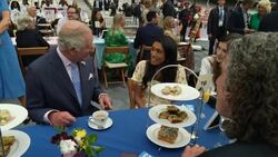 Charles and Camilla attend the Big Jubilee Lunch News Clip
