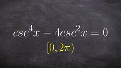 Learn how to factor and solve a trigonometric equation Instructional Video