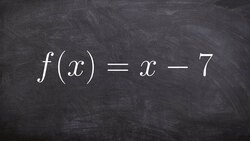 Finding the inverse of a function- Free Online Tutoring Instructional Video