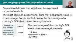 Using statistical data in geography Instructional Video