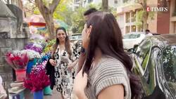 Mrunal Thakur's witty reply to paparazzi's floral inquiry sparks online buzz News Clip