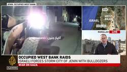 Israeli military bulldozers destroy streets in Jenin; Nablus old city stormed News Clip