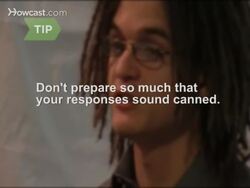 How to Interview for College Instructional Video