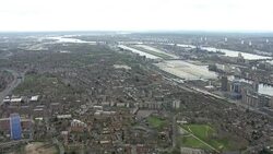 Aerials of the Excel Centre, now NHS Nightingale Hospital News Clip