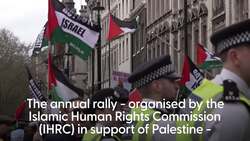 Multiple arrests made after thousands attend Al Quds Day pro-Palestine protest News Clip