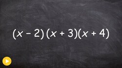 Learn How To Multiply Three Binomials by One Another - Math Tutorial Instructional Video