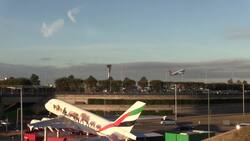 Police presence at Heathrow after men arrested on public nuisance charges News Clip