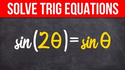 Tip To Know When To Use Your Identities To Solve Trig Equations Instructional Video