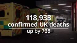 Coronavirus in numbers: UK death toll rises by 738 News Clip