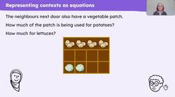 Explain how to add related unit fractions with a representation or image Instructional Video