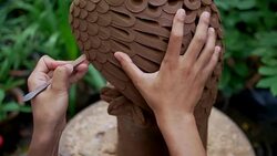 Sculptor Stock Footage