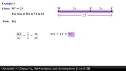 Geometry: Collinearity, Betweenness, and Assumptions (Level 3 of 4) Instructional Video