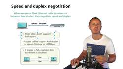 World of Computer Networking Your CCNA start - Negotiation of the Speed and Duplex Instructional Video