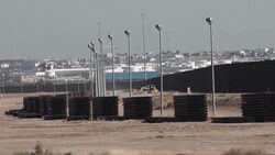 CLEAN : US replaces parts of border wall with Mexico News Clip