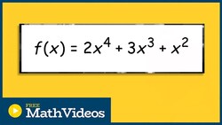 Solving a high order polynomial by factoring when a is not equal to 1 Instructional Video