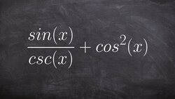 Simplify a trigonometric expression and then find the sum Instructional Video