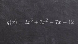 Find All of the Zeros of a Polynomial Without Graphing Instructional Video