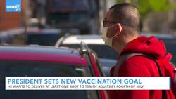 President Biden Sets New National Vaccination Goal News Clip