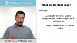 Content Tag Instructional Video