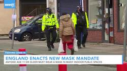 England Enacts Face Mask Mandate News Clip