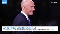 Secret FISA Court Slams FBI Over Surveillance Of Trump Campaign Aide News Clip