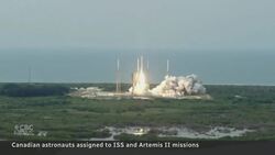 Canadian astronaut heading to International Space Station News Clip