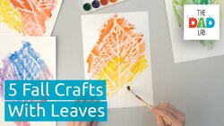5 Amazing Fall Crafts with Leaves Instructional Video