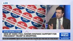 Hispanics' views of Trump have changed since January, new poll says News Clip