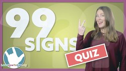 ASL Receptive Quiz | My Family | 99 Signs Part 2 Instructional Video