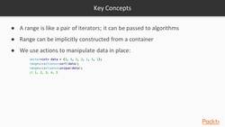 Multi-Paradigm Programming with Modern C++ - Enter Ranges Instructional Video