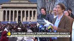 Mahmoud Khalil becomes the face of Trump crackdown against 'antisemitism' News Clip