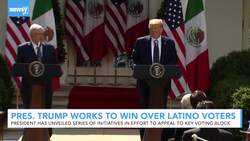 President Trump Aims To Win Over Latino Voters For 2020 Election News Clip
