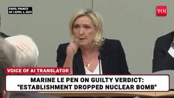 FULL: Marine Le Penn Thunders After France Verdict; Watch Macron Rival's 'Nuclear Bomb' Warning News Clip