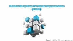 Division Using Base-Ten Blocks Representation (Part 2) Instructional Video