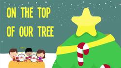 Twinkle Twinkle Christmas Star | Twinkle Twinkle Little Star | Kids Christmas Song Lyrics Instructional Video