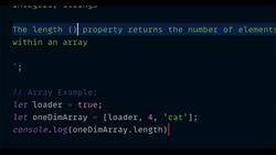 JavaScript Mastery from Zero to Hero - Prepare for Coding Interviews - The Length Method in JavaScript Instructional Video