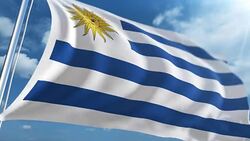 Flag of Uruguay | Loopable Stock Footage
