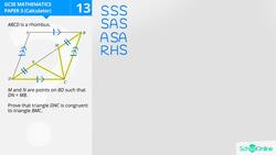 GCSE Secondary Maths Age 13-17 - Geometry & Measures: Proof - Congruent Triangles - Explained Instructional Video