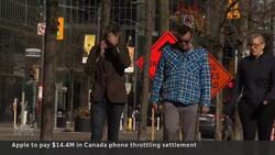 Apple to pay $14.4M in settlement for deliberately slowing phones News Clip